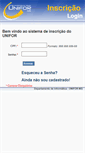 Mobile Screenshot of inscricao.uniformg.edu.br